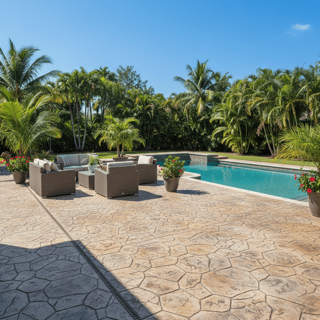 concrete patio hollywood fl
