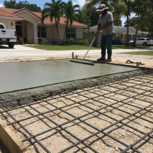 concrete driveway hollywood fl